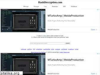 hashdecryption.com