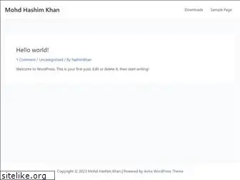 hashimkhan.com