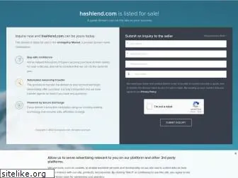 hashlend.com