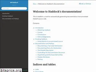 haskell-haddock.readthedocs.io
