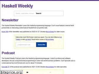 haskellweekly.news