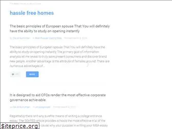 hasslefreehomes.co.uk