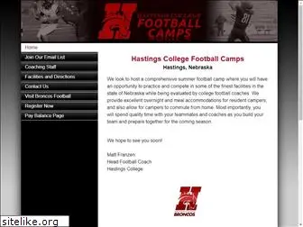 hastingsfootballcamps.com