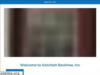 hatchettbackhoe.com