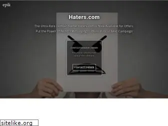 haters.com