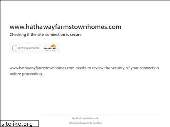 hathawayfarmstownhomes.com