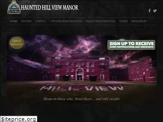 hauntedhillviewmanor.com