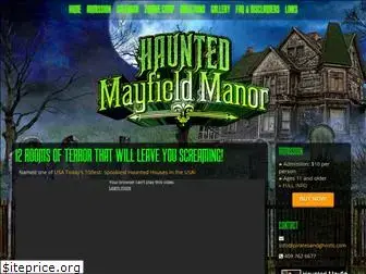 hauntedmayfieldmanor.com