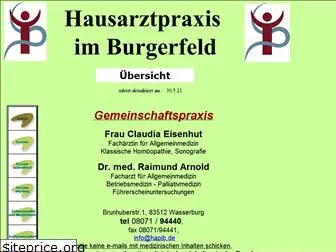 hausarztpraxisimburgerfeld.de
