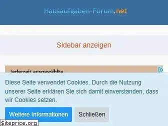 hausaufgaben-forum.net