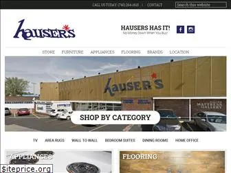 hausersfurniturestore.com