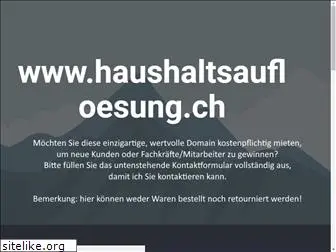 haushaltsaufloesung.ch