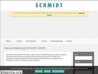 hausverwaltung-schmidt.de