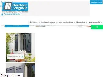 hauteurlargeur.com