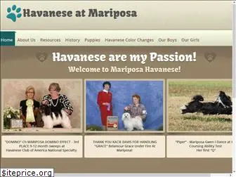 havaneseatmariposa.com