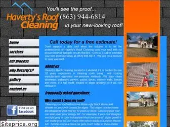 havertysroofcleaning.com