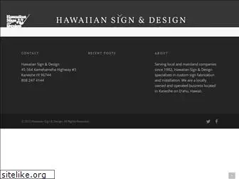 hawaiiansign.com