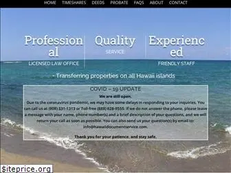 hawaiidocumentservice.com