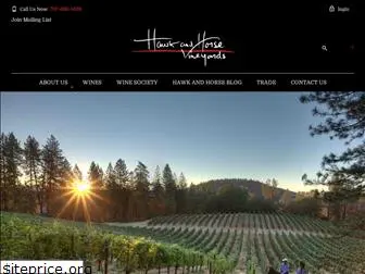 hawkandhorsevineyards.com