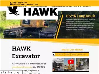 hawkexcavator.com