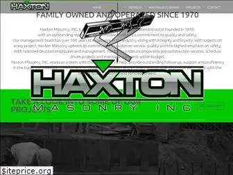 haxtonmasonry.com