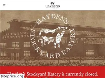 haydensstockyardeatery.com