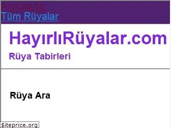 hayirliruyalar.com