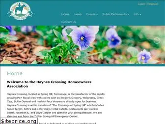 haynescrossing.org