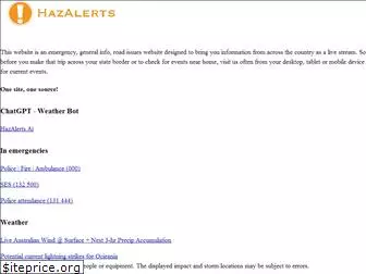 hazalerts.com.au