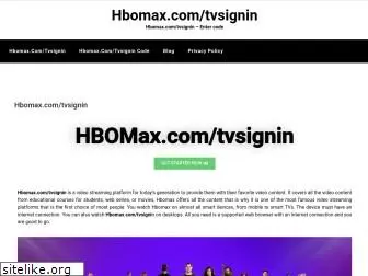 hbomaxcomtv-signin.com