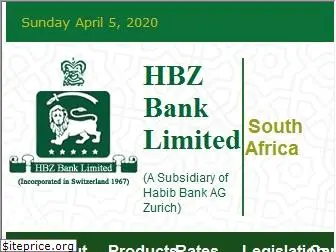 hbzbank.co.za