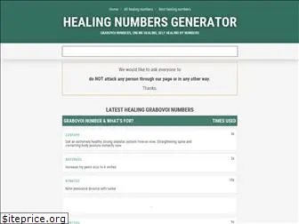 healingnumbers.info