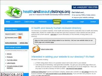 healthandbeautylistings.org