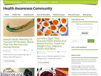 healthawarenesscommunity.com