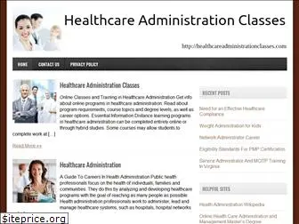 healthcareadministrationclasses.com