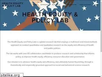 healthequityandpolicylab.com