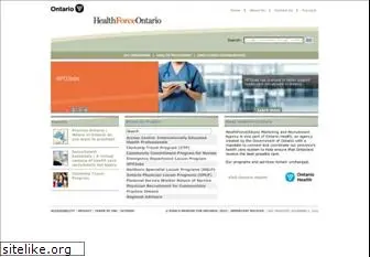 healthforceontario.ca