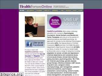 healthforumonline.com