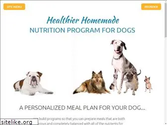 healthierhomemadedogfood.com