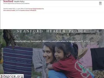 healthpolicy.stanford.edu