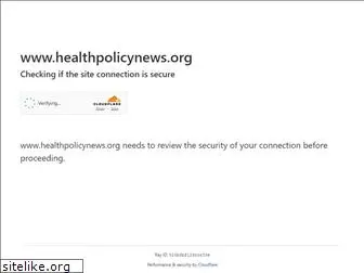 healthpolicynews.org