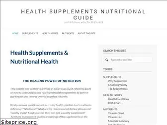 www.healthsupplementsnutritionalguide.com