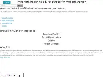 healthtipsforwomen.com