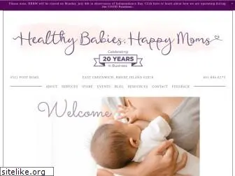 healthybabieshappymoms.com