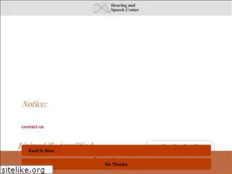 hearing-speechcenter.com
