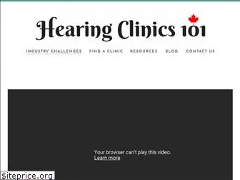 hearingclinics101.org