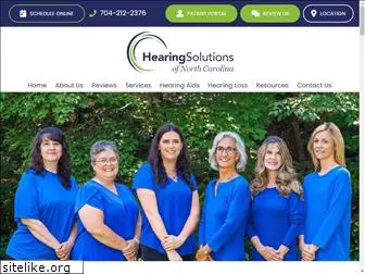 hearingsolutionsofnc.com