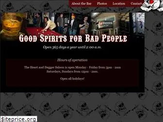 heartanddaggersaloon.com