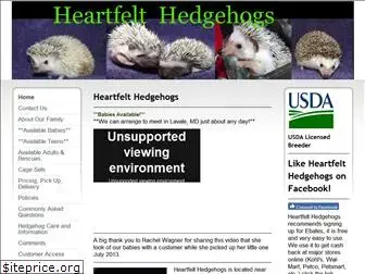 heartfelthedgehogs.com