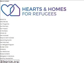 heartsandhomesforrefugees.com